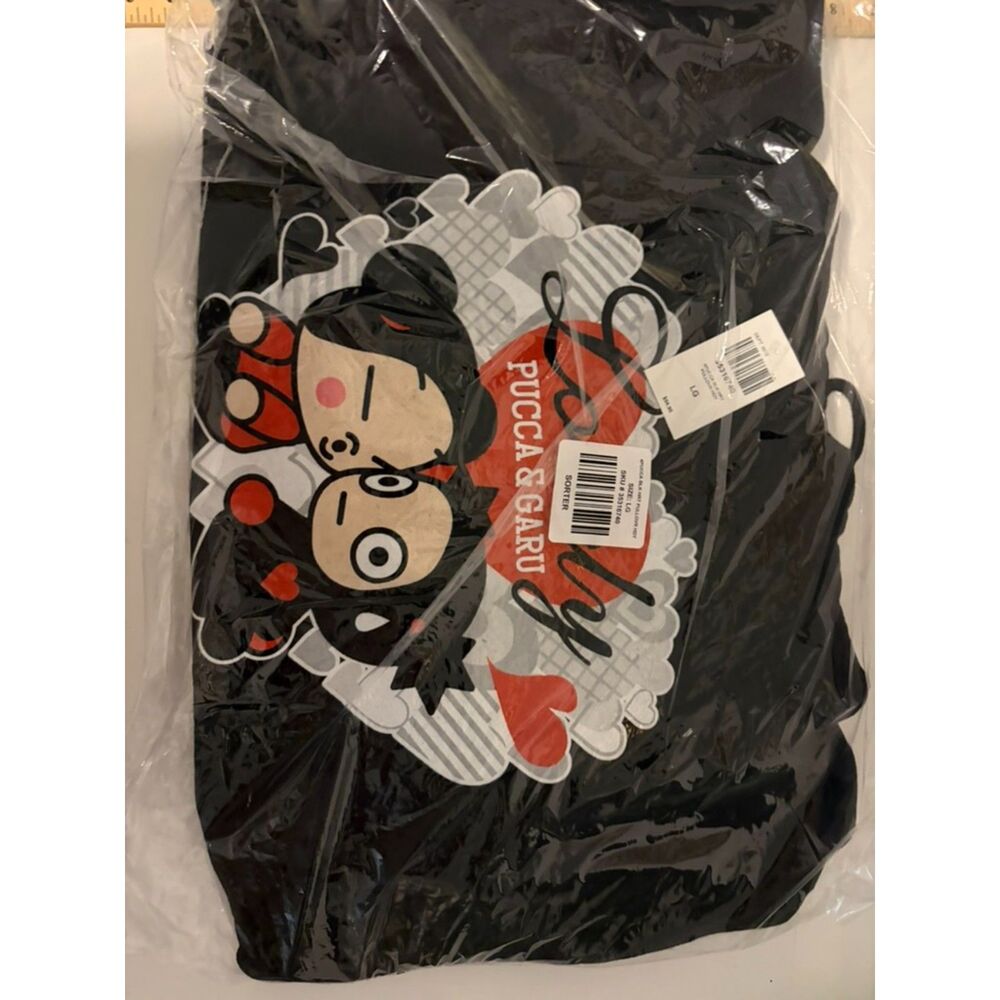 Pucca Garu Hearts Hoodie large